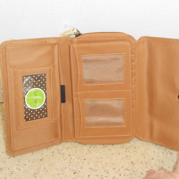 New tri-fold wallet clutch. postage theme design. - Picture 2 of 5